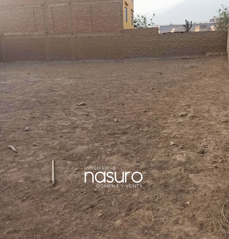 Se vende terreno cercado de 508 m2 en Huachipa