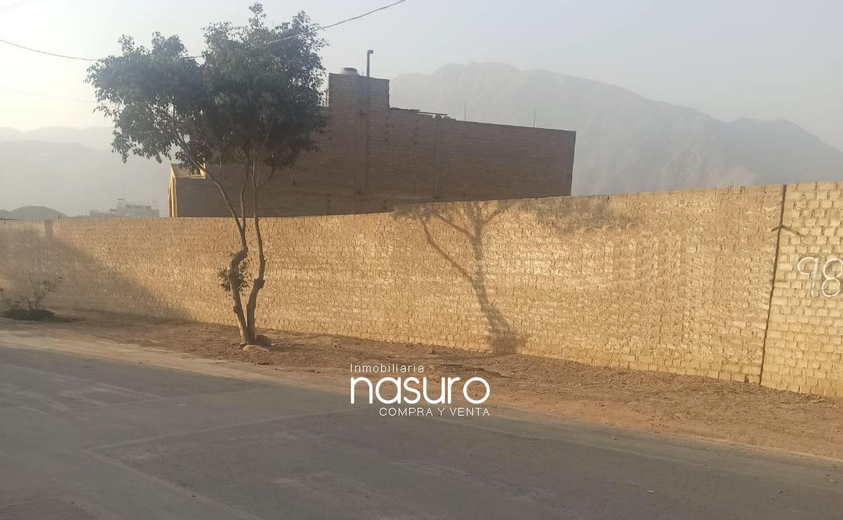 Se vende terreno cercado de 508 m2 en Huachipa