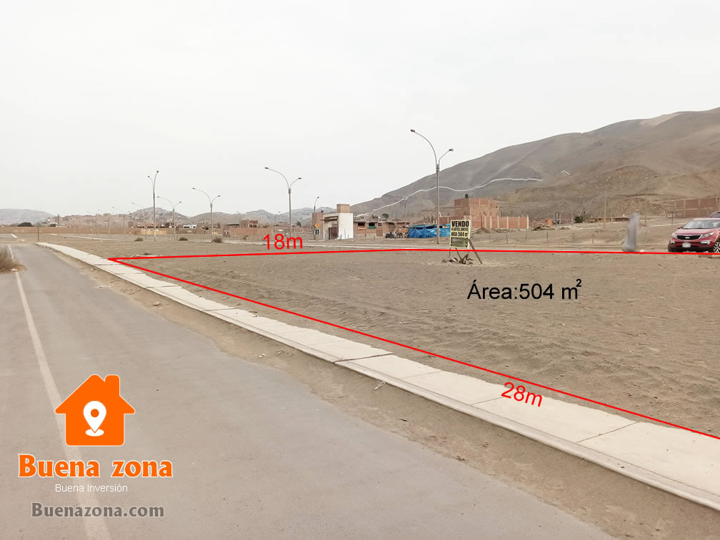 Venta de 4 lotes juntos en zona comercial distrito Santa Rosa