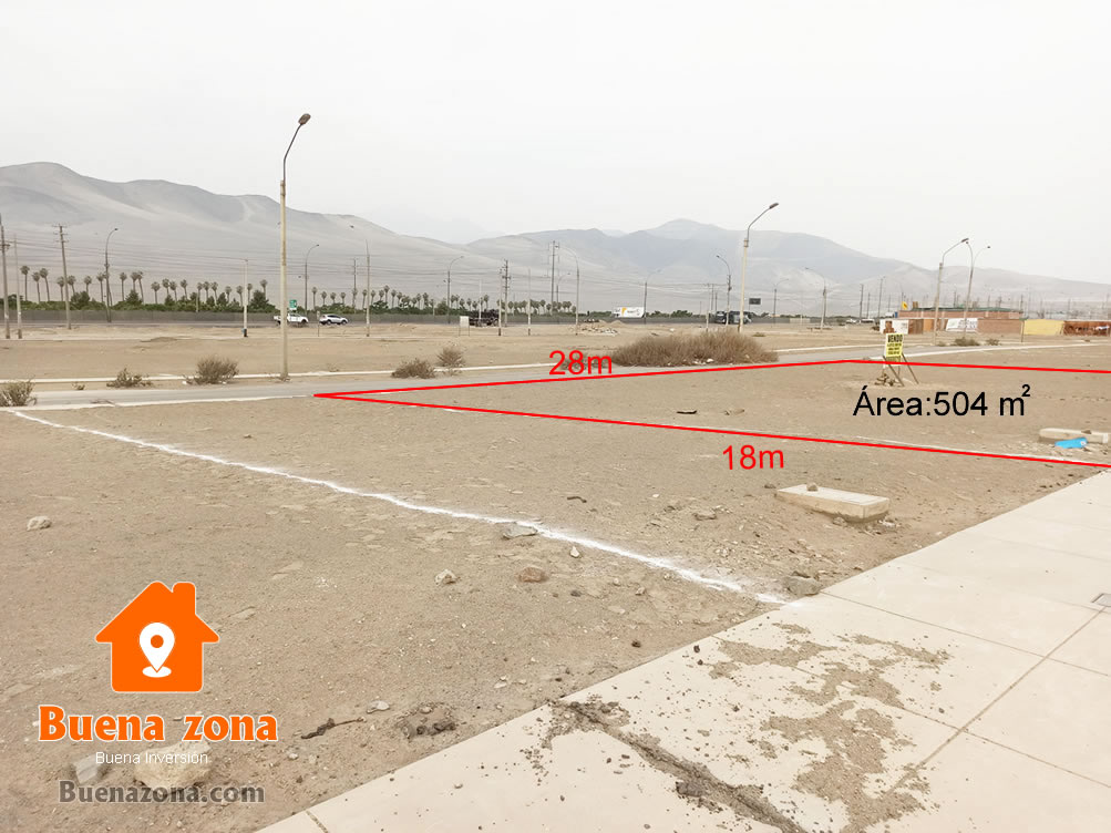 Venta de 4 lotes juntos en zona comercial distrito Santa Rosa
