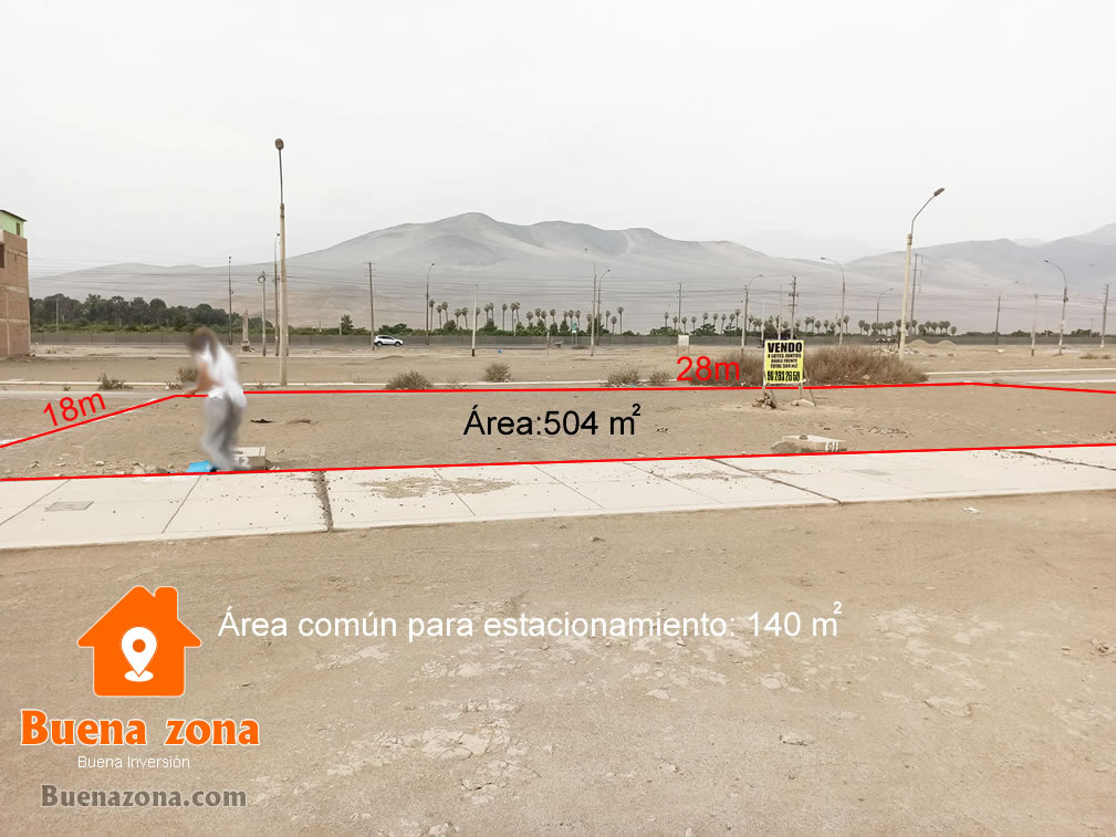Venta de 4 lotes juntos en zona comercial distrito Santa Rosa