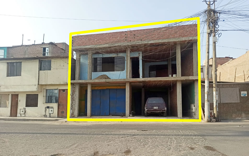 Se vende casa en construcción en Chorrillos