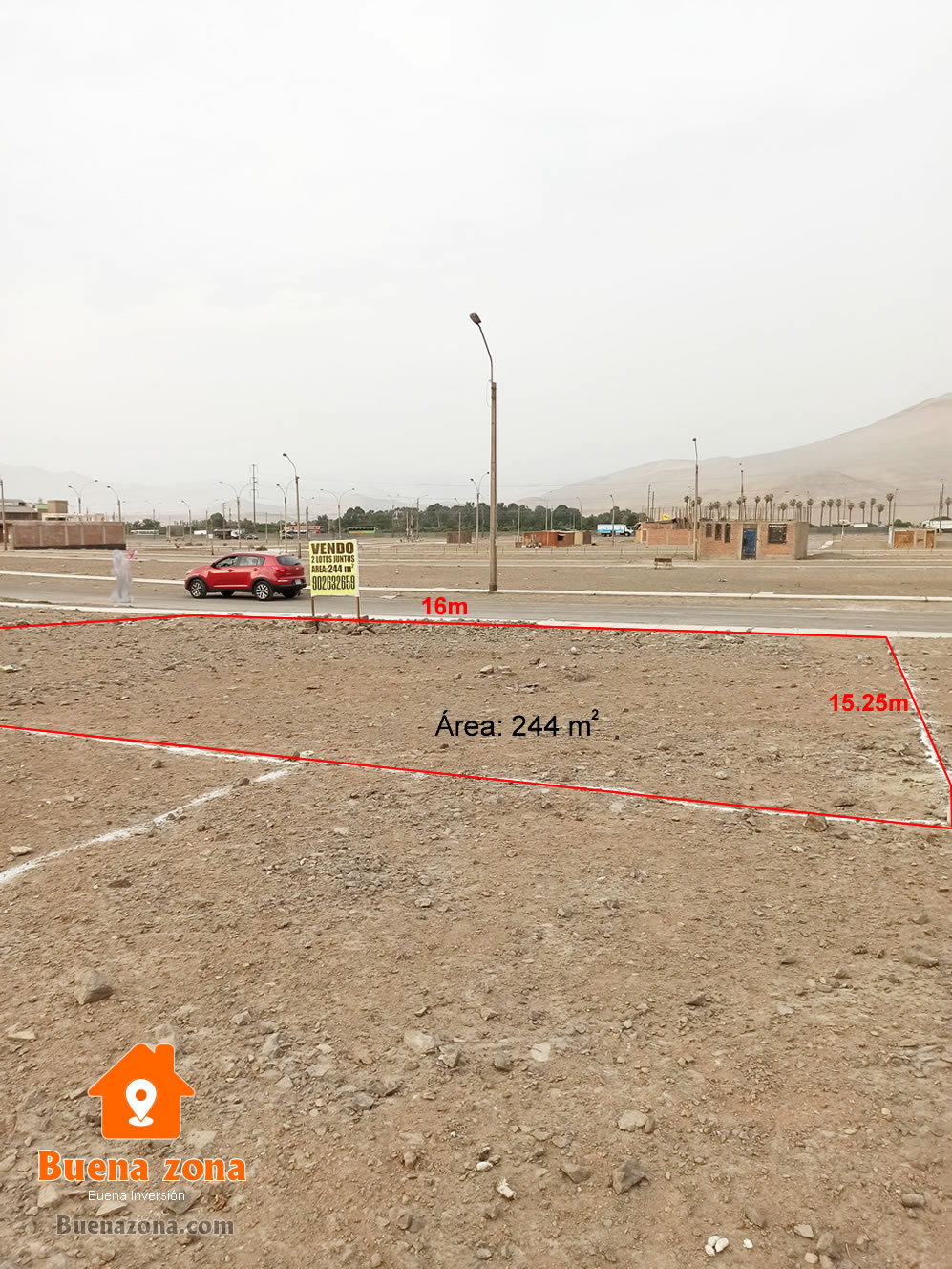 En venta 2 lotes juntos para vivienda en Santa Rosa